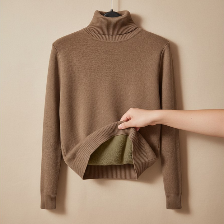 Helena™ | Mjuk Turtleneck Tröja