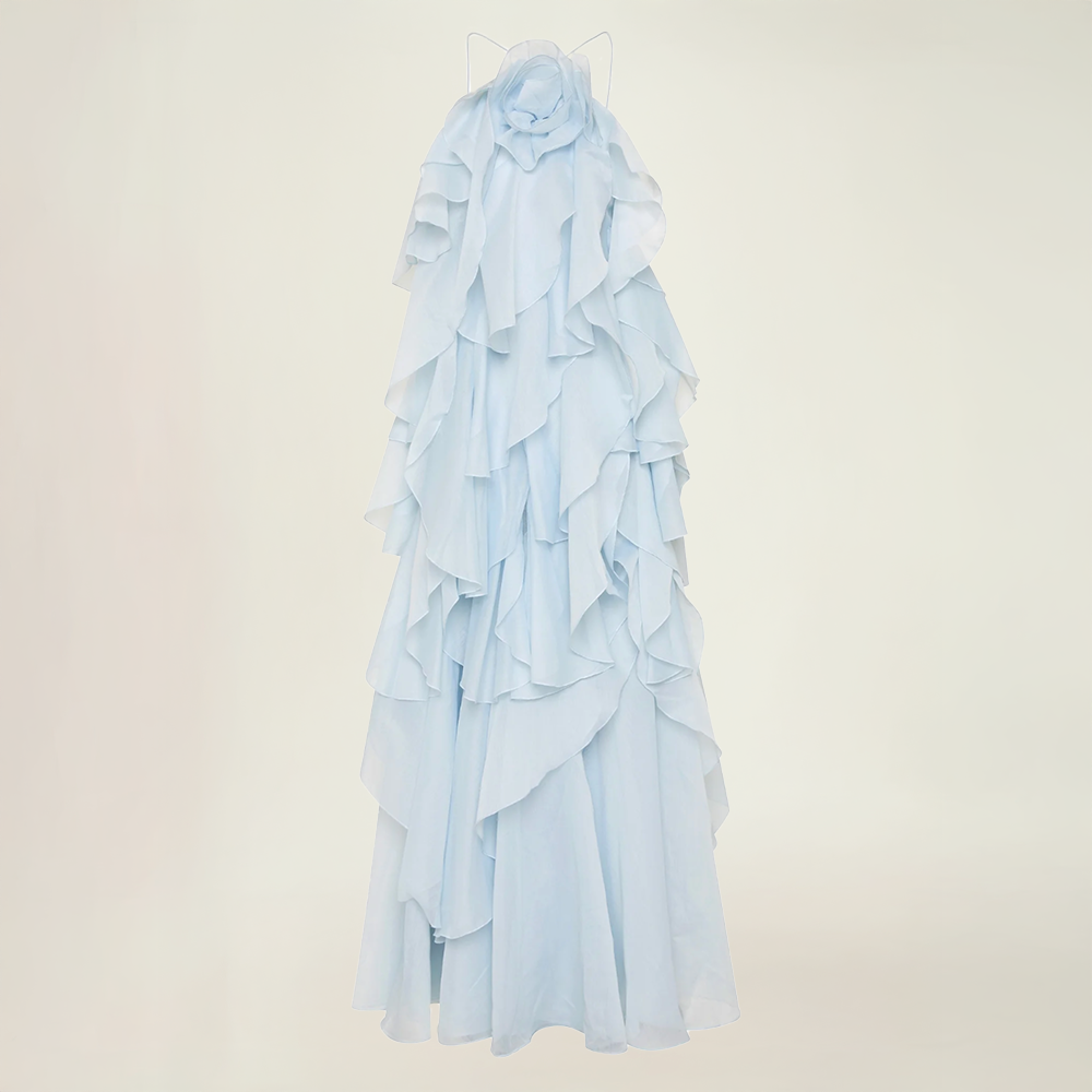 Rosanisse™ | Flödande Strapless Klänning