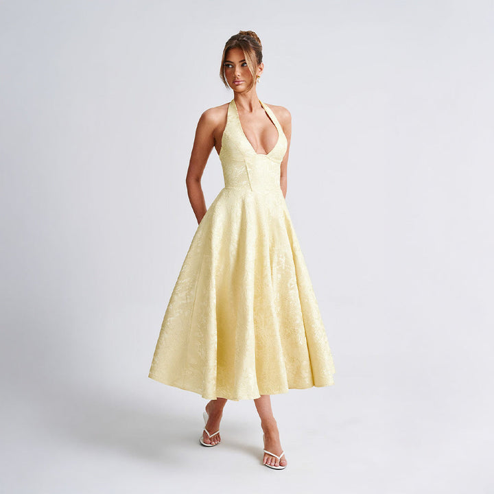 Evelyne™ | Romantisk Jacquard Klänning