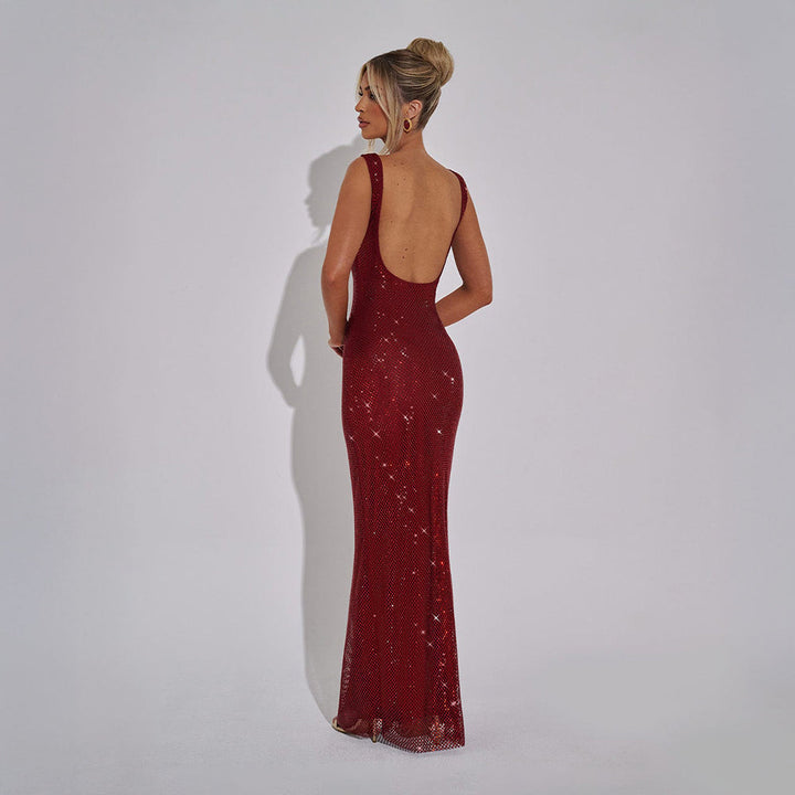 Liora™ | Glittrande Maxi Klänning