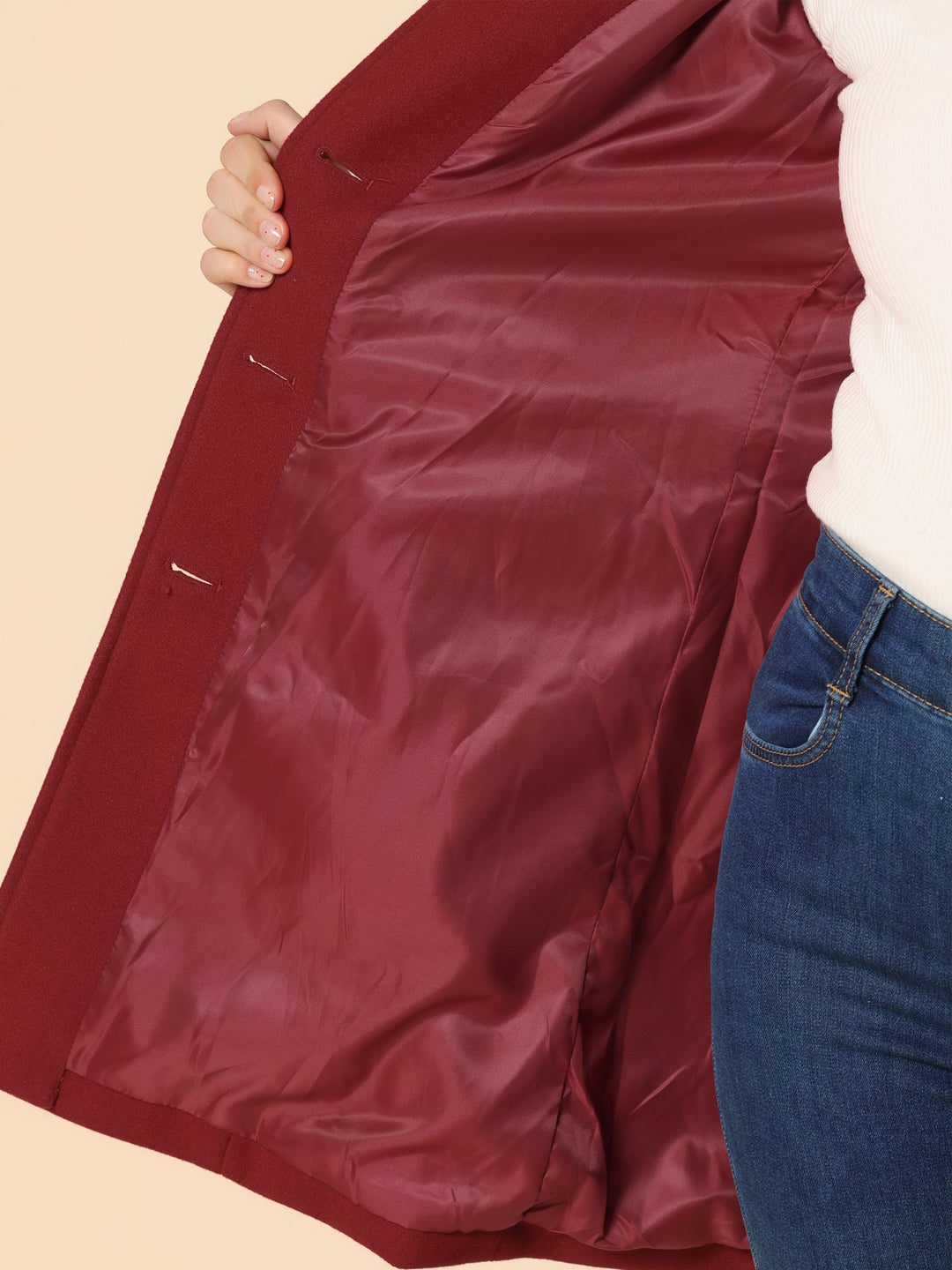 Elise™ | Dam vinterkappa med en knapp